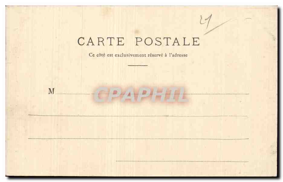 CPA Environs de Dijon Velans Notre Dame d Etang — Rückseite