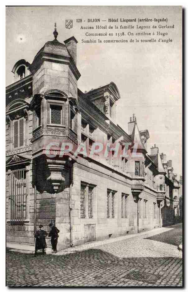 CPA Dijon Hotel Liegeard Ancien hotel de la famille Legouz de Gerland