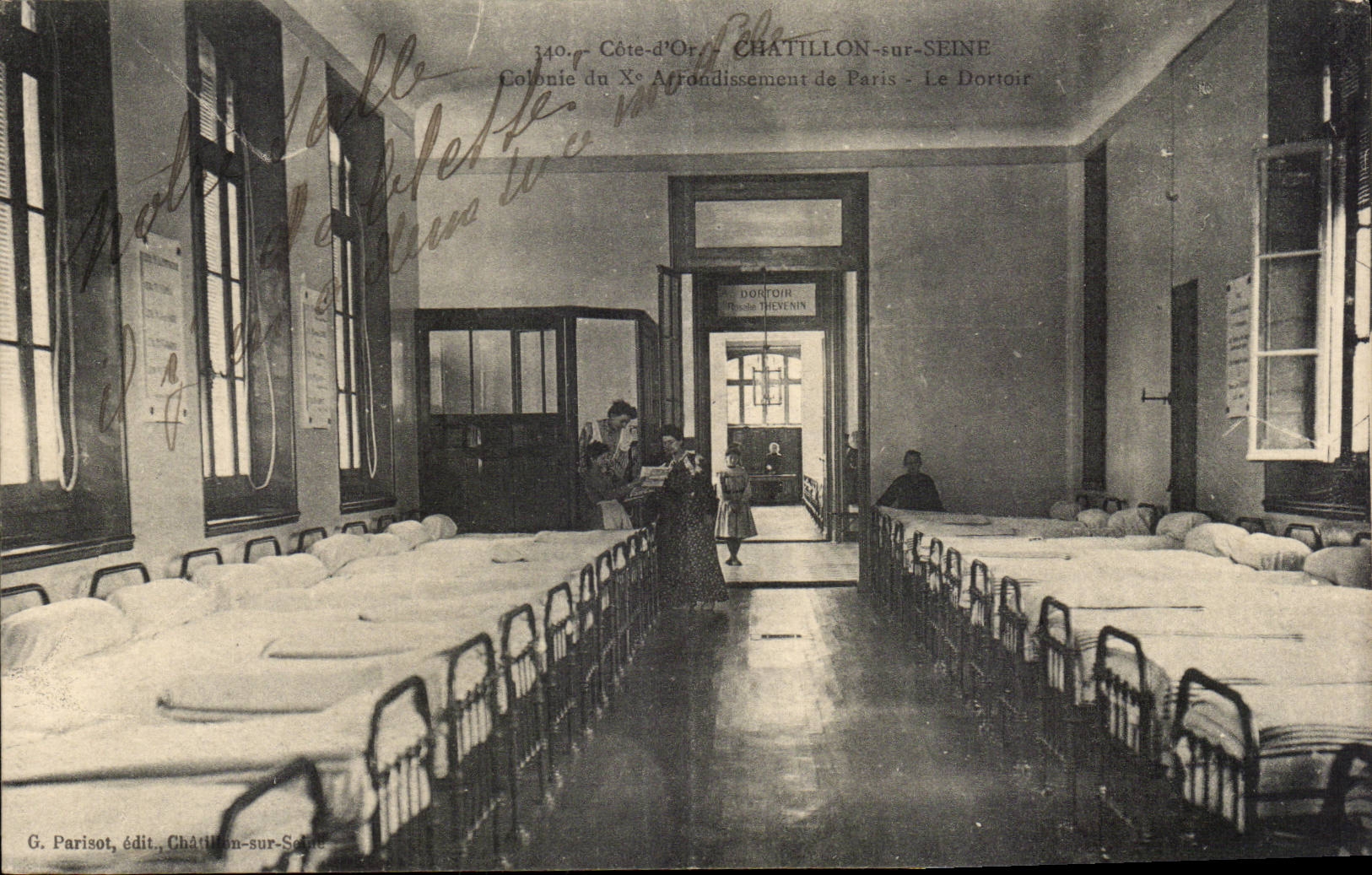 CPA Chatillon sur Seine Colonie du 10eme arrondissement de Paris Le dortoir 