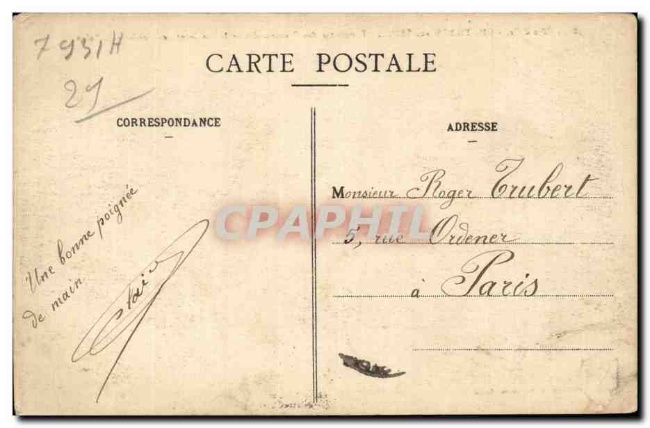 CPA Chatillon sur Seine Panorama des promenades de la Douix et des bords de la Seine — Rückseite