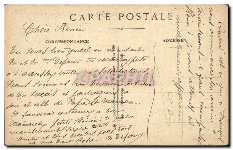 CPA Militaria la grande guerre 1914 Le glorieux retour que l Alsace attendait depuis 47ans ! — Rückseite