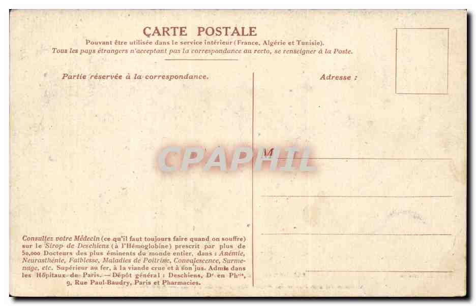 CPA Militaria Bataille de l Alma Septembre 1854 — Rückseite