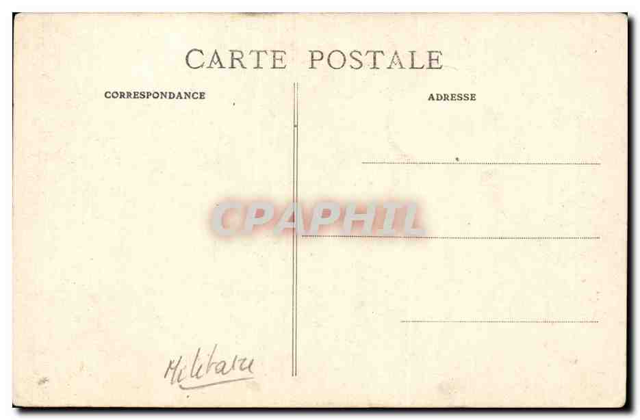 CPA Militaria La grande guerre 1914 Le general Joffre le general Pau le general de Castelnau — Rückseite
