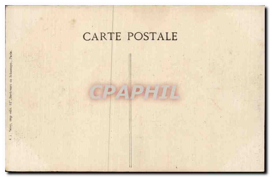 CPA Militaria Ruines exterieures du cimetiere de Neuville — Rückseite