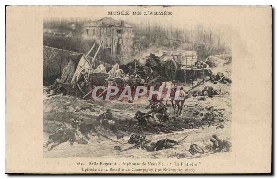 Bataille de Champigny — Episode de la Bataille de Champigny (30 Novembre 1870) — Alphonse de Neuville, Musée de l'Armée, série 162