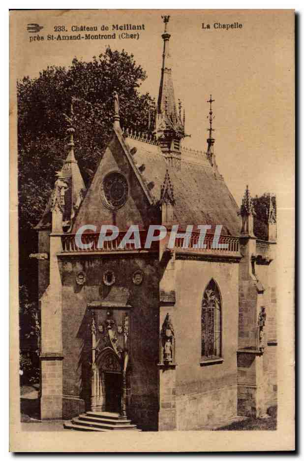 CPA Chateaude Meillant La chapelle pres St Amand Montrond