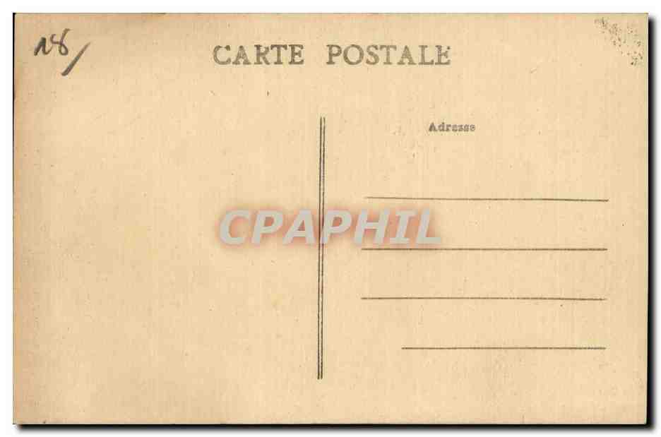 CPA Chateaude Meillant La chapelle pres St Amand Montrond — Verso