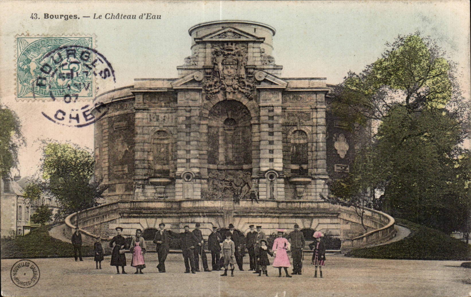 CPA Bourges Le chateau d eau 