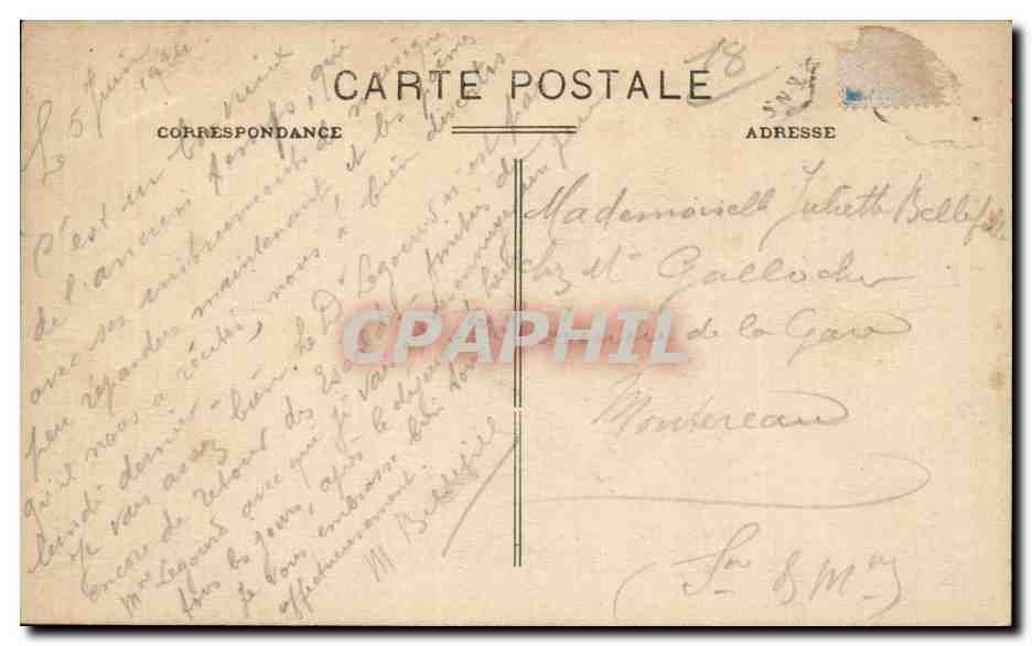 Jean Rameau — Maître-Sonneur de Cornemuse à Bourges — Edit. J. Rameau — Verso