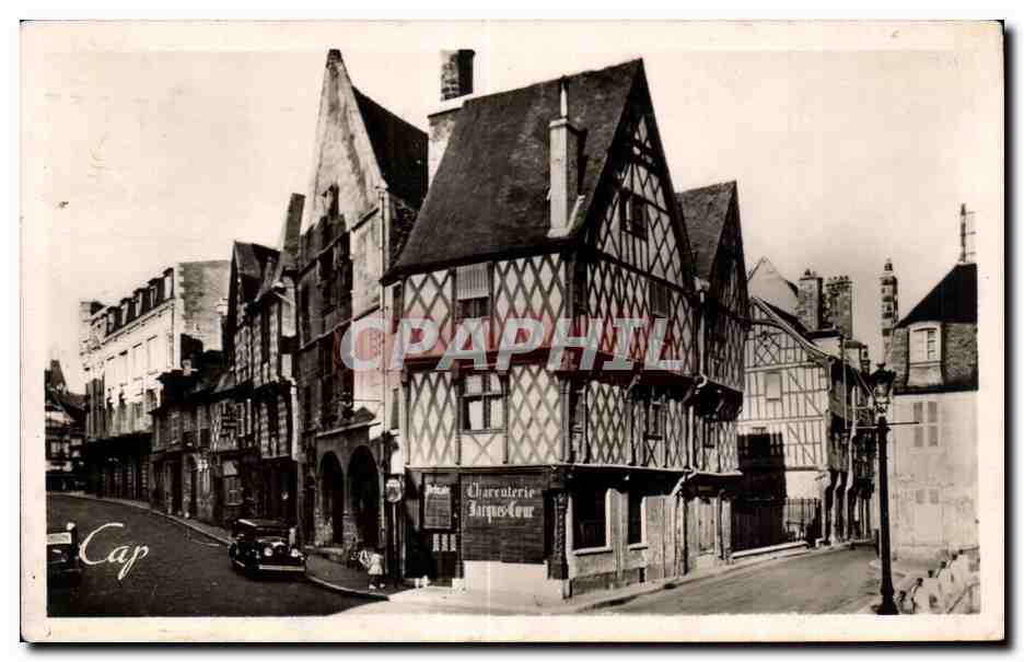 CPA Bourges Maison du 15eme Rue Pellevoisin