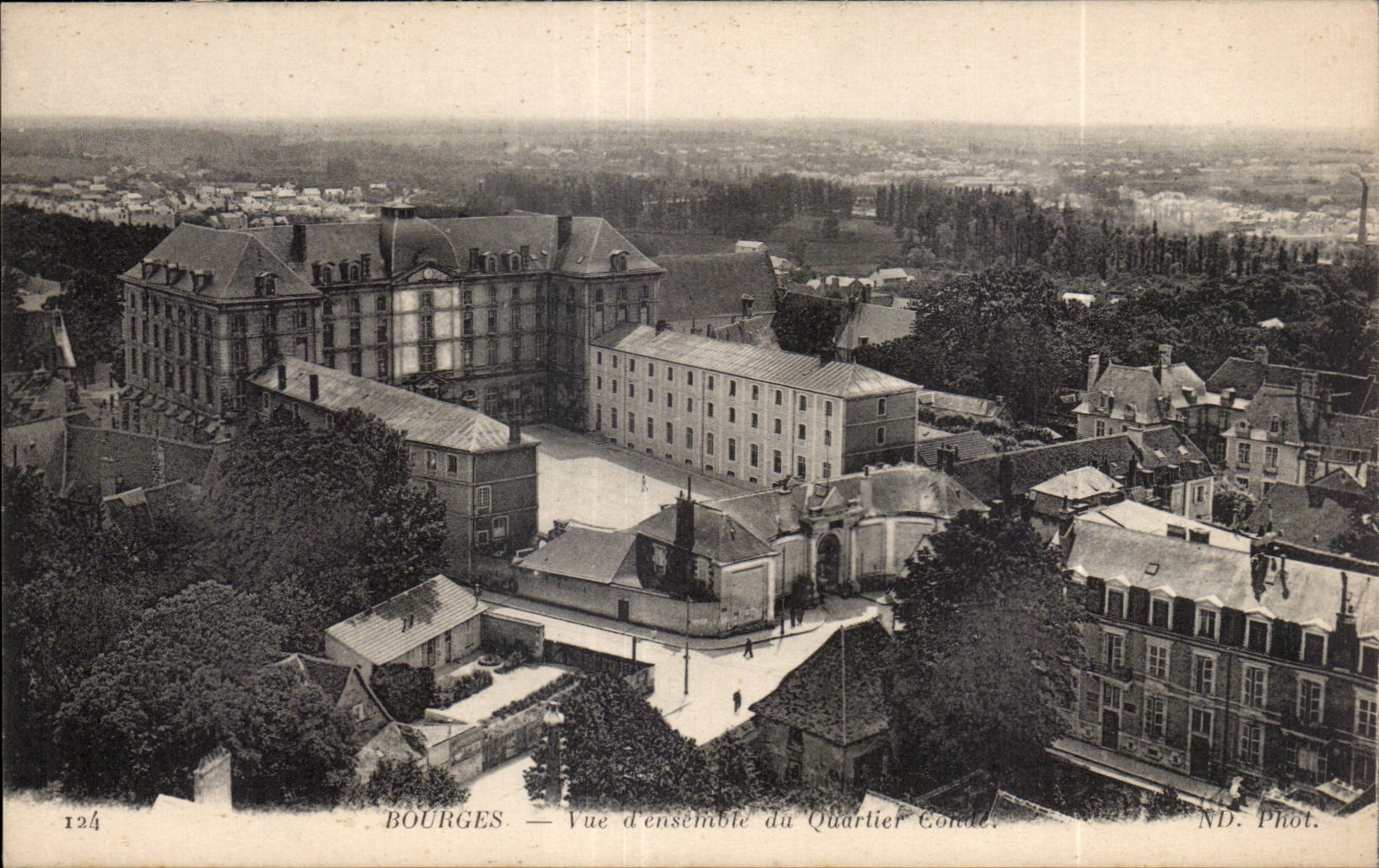 CPA Bourges Vue d ensemble du quartier Conde 