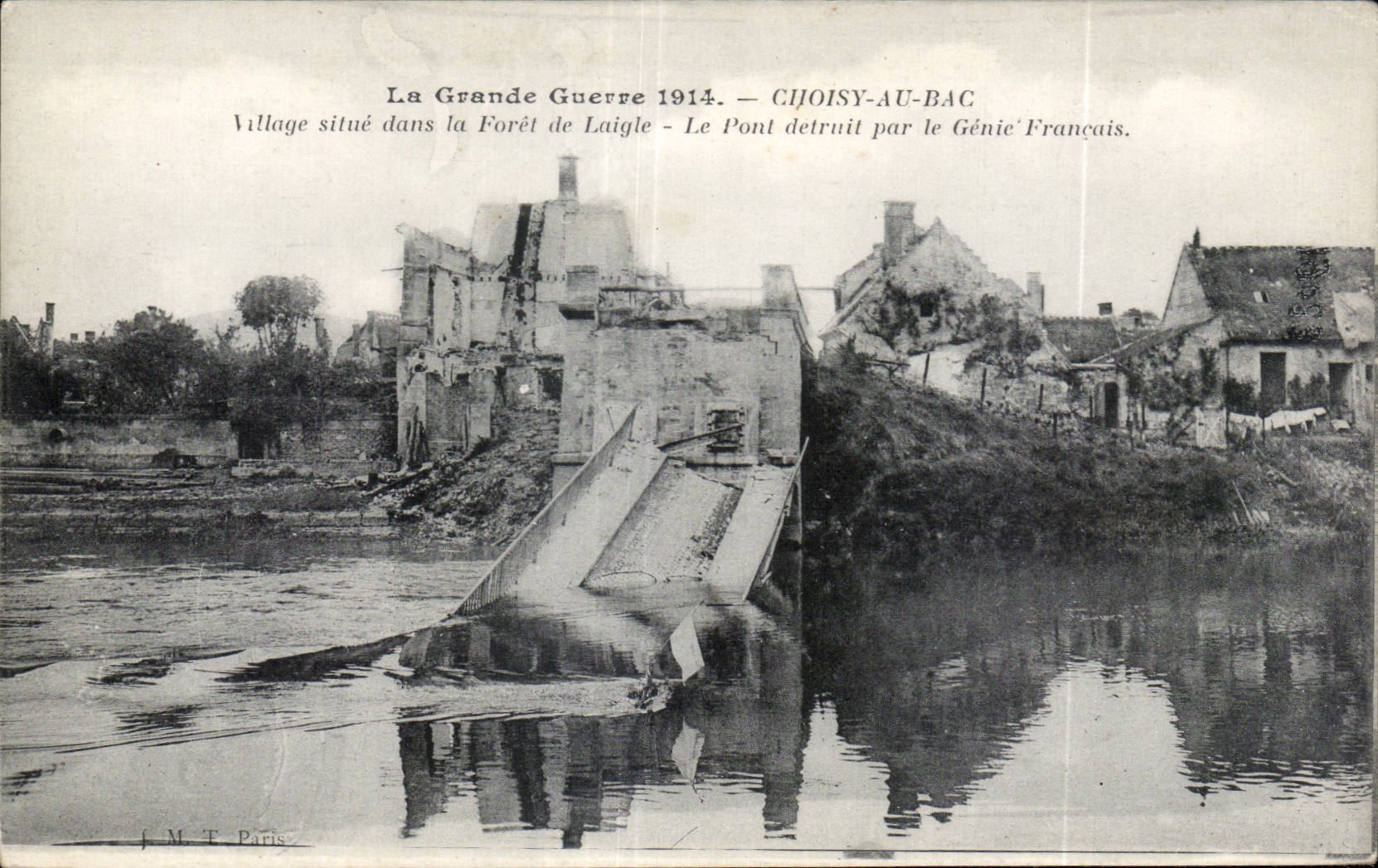 Cijoisy-au-Bac — Village détruit pendant la Grande Guerre 1914 — F.M.T. Paris