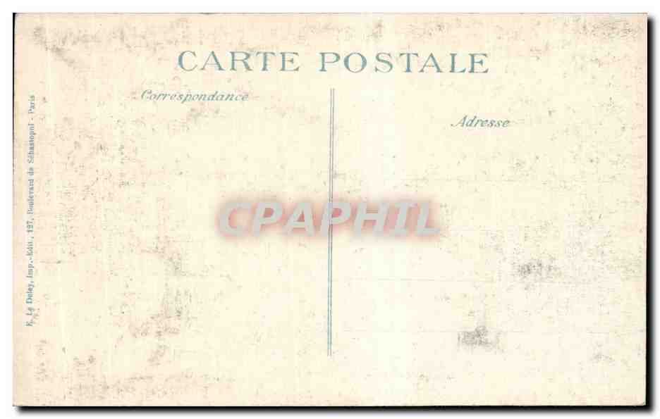 CPA Militaria Albert Les usines Rochet Schneider incendiees par les allemands — Rückseite