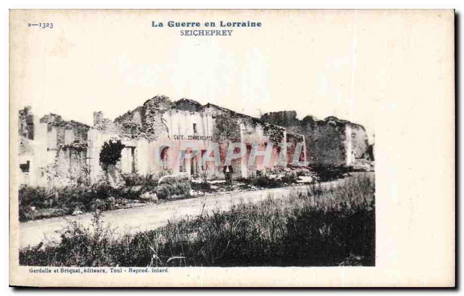 Ruines de Seicheprey — Lorraine — Gerdolle et Briquiat, Toul