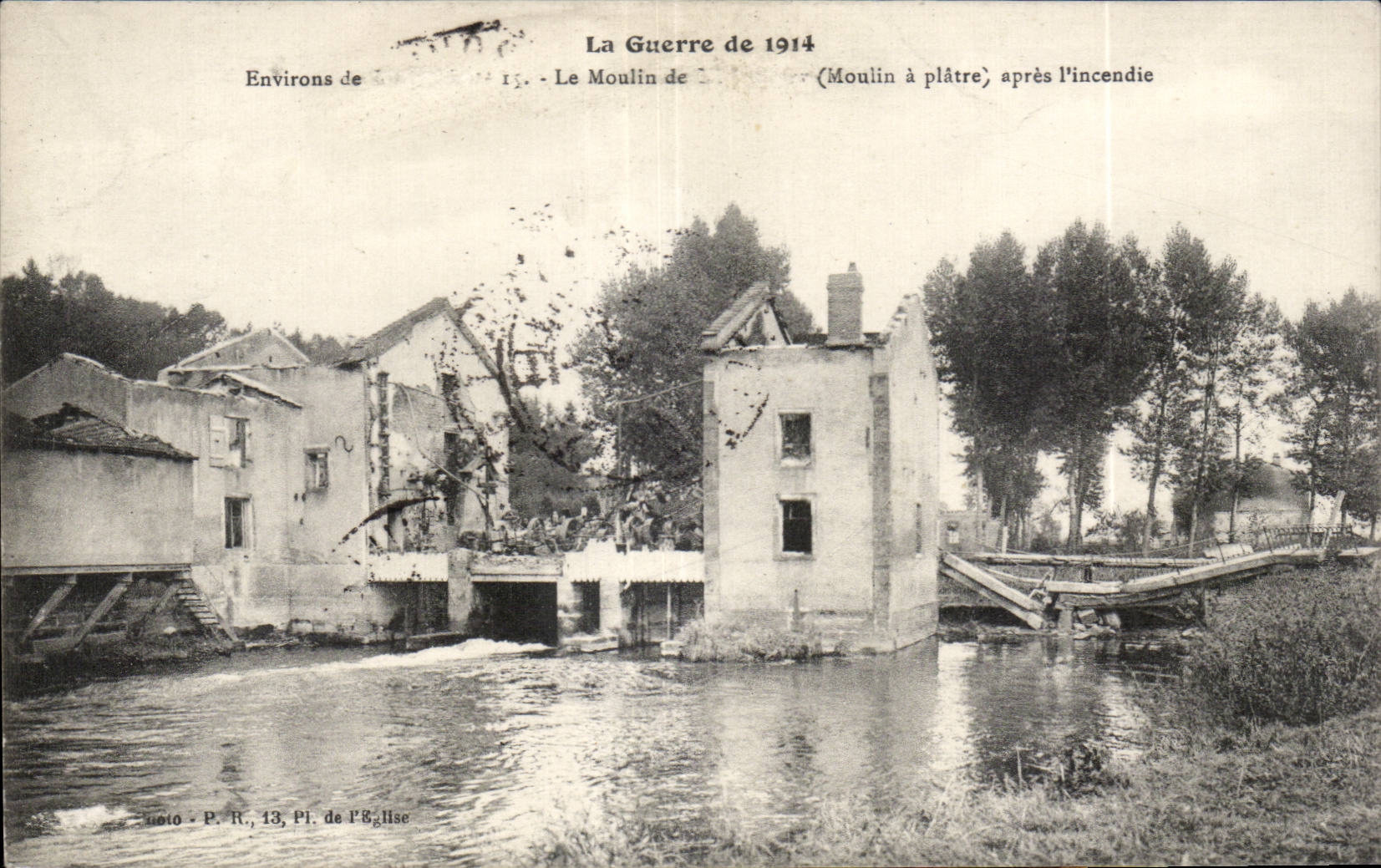 CPA Militaria Le moulin 