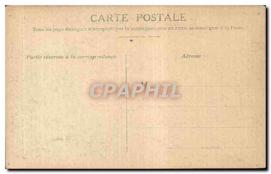 CPA Militaria Le general de Castelnau Grand officier de la legion d honneur  — Rückseite