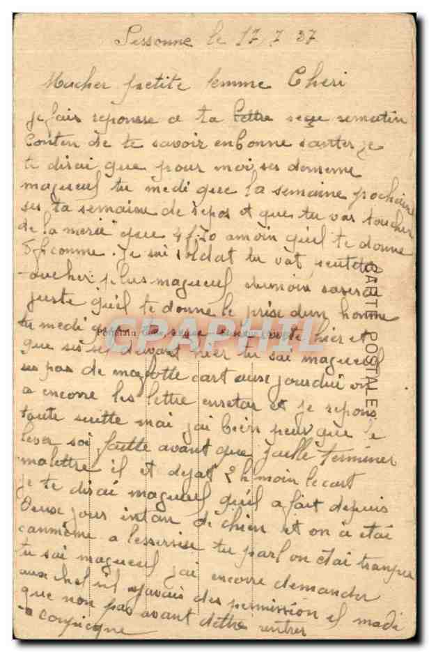 CPA Militaria Environs de Sissonne Apres le debarquement a St Erme En route pour le camp — Rückseite