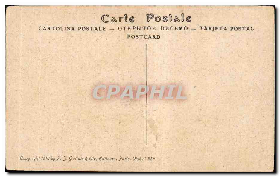 CPA Militaria Le marechal Petain apporte a l Alsace le baiser de la France Alsace Lorraine — Rückseite