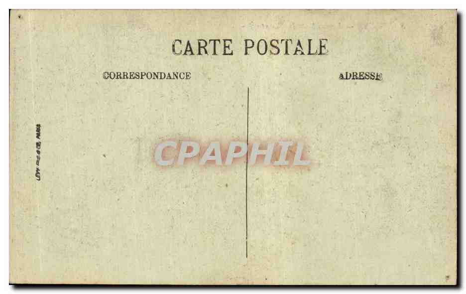 CPA Militaria Saint Cyr Ensemble de la manutention Ballon dirigeable — Rückseite