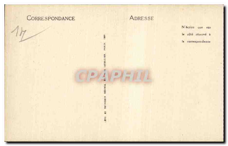 Lisieux - Maison du XVI siecle - Rue aux Fevres - CPA — Rückseite