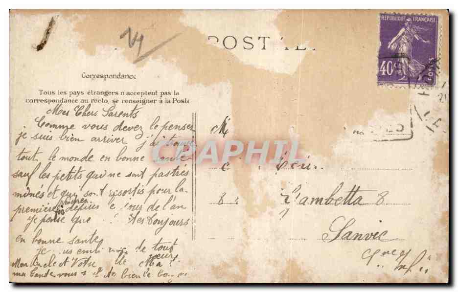 Folklore - Costumes - La Normandie - Riche Paysanne - Environs de Honfleur - CPA — Verso