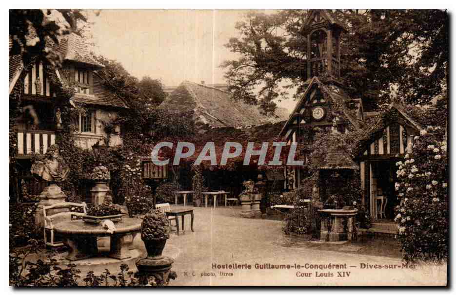 Dives sur Mer - Hostellerie Guillaume le Conquerent - CPA