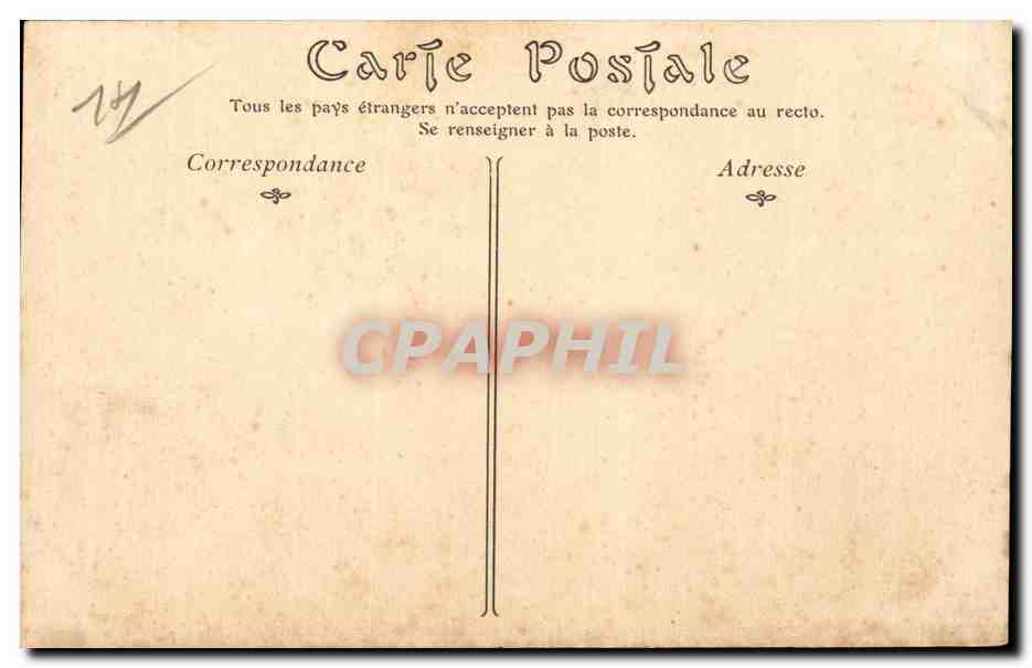Houlgate - La Plage et Le Casino - CPA — Rückseite