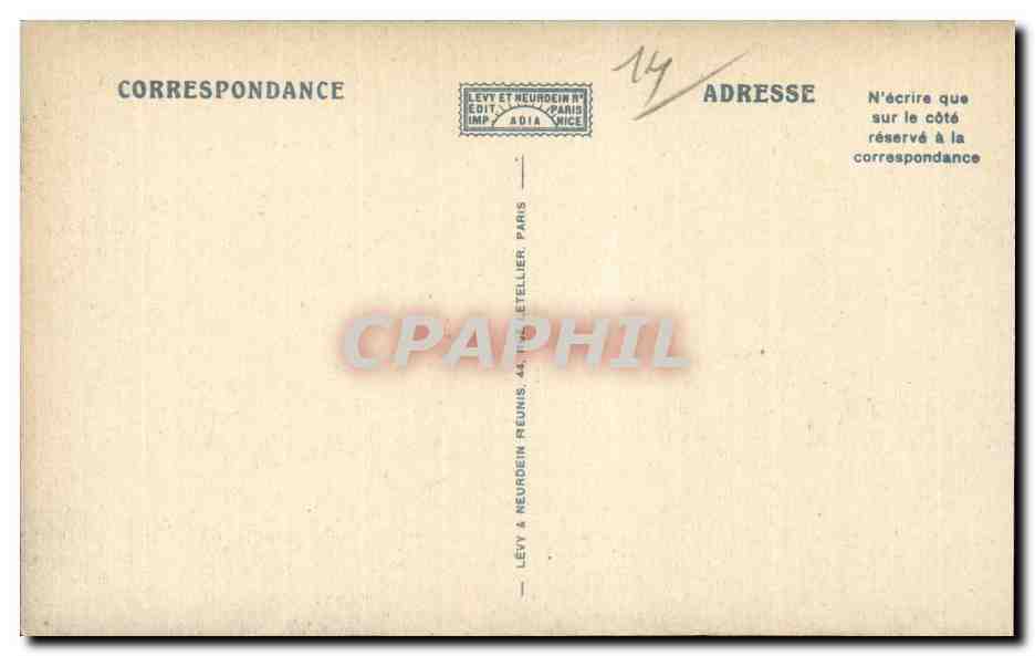 Trouville - Vue Generale - CPA — Rückseite