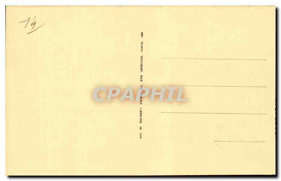 Deauville — Les planches et le bain de soleil — LL. n° 715 — Verso