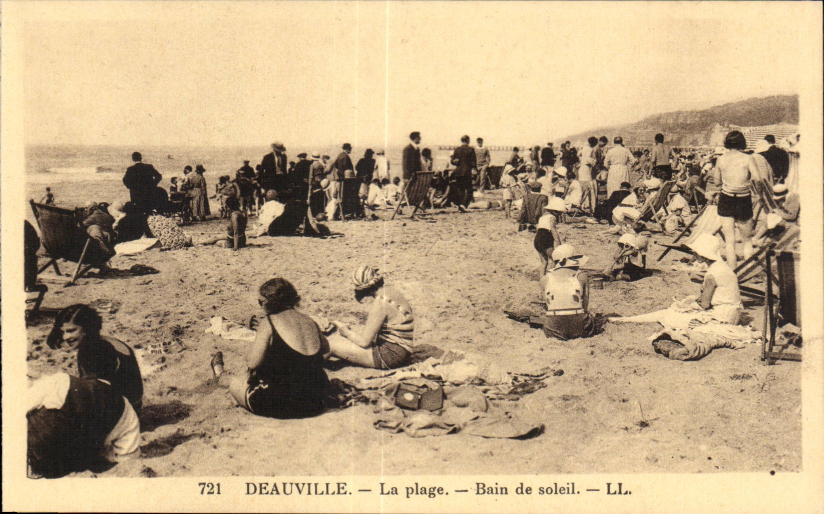 Deauville — The Beach — Sunbathing — LL.