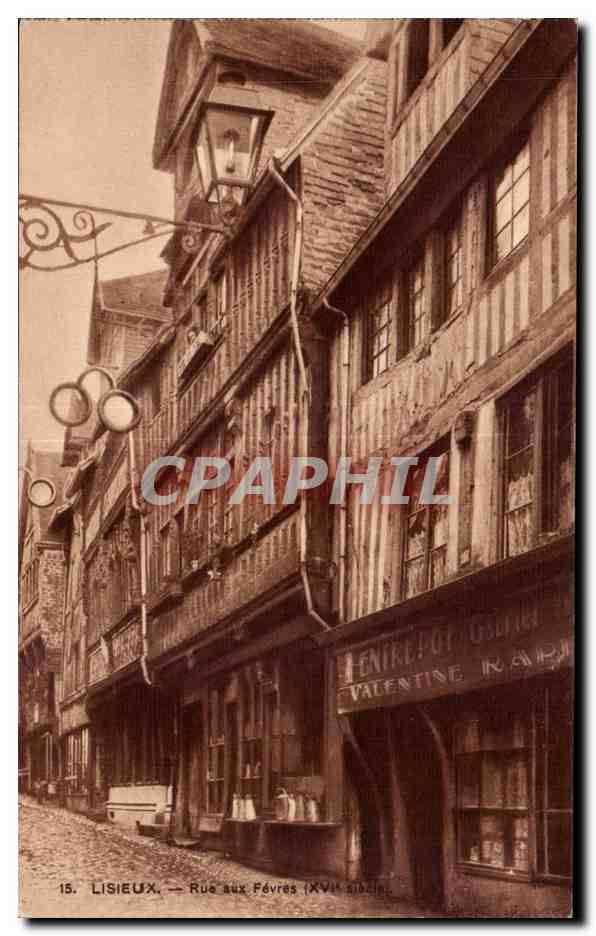 Lisieux - Rue aux Fevres - CPA
