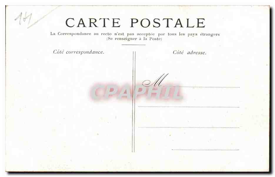 Trouville — Port avec bateaux et embarcation — éditeur Roger Goullé, n° 147 — Verso