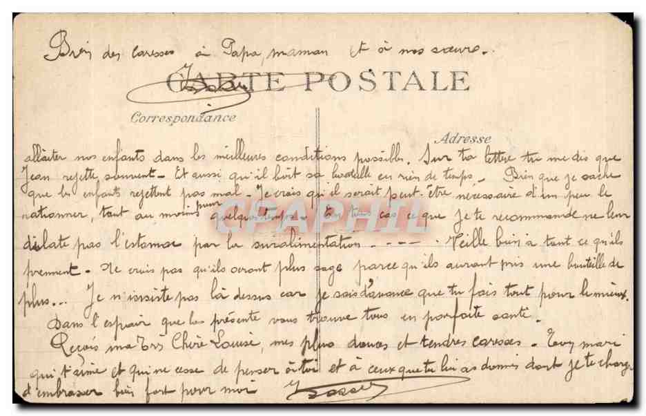 CPA Militaria Grandes manoeuvres Exercice de tir contre les aeroplanes — Verso