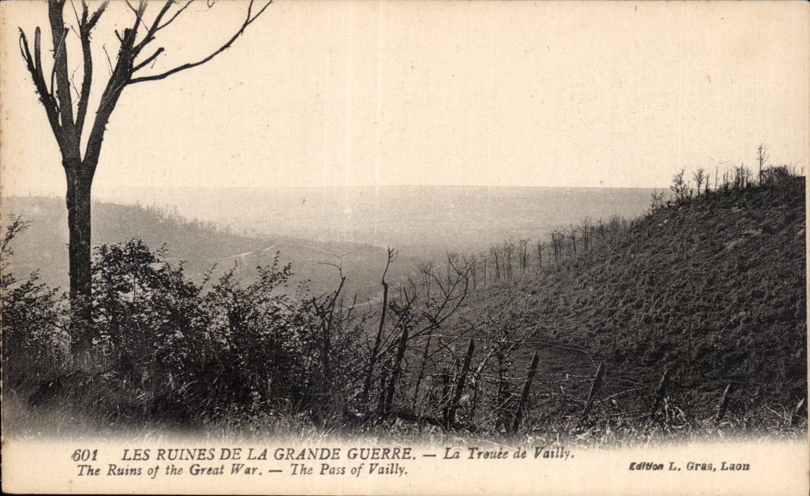Les Ruines de la Grande Guerre — La Trouée de Vailly — Édition L. Gras, Laon
