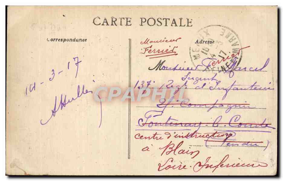 CPA Militaria La grande guerre 1914 La plaine de Barcy Varreddes La grande tombe ou reposent 28 braves — Rückseite