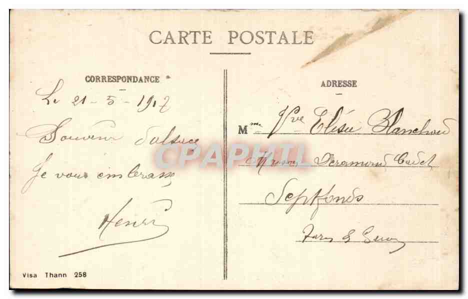 CPA Militaria La grande guerre 1914 Metzeral Apres les terribles combats du 15 au 24juin  — Rückseite