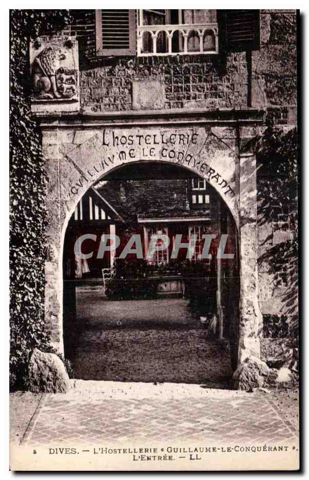 Dives sur Mer - Hostellerie Guillaume Le Conquerante - CPA 
