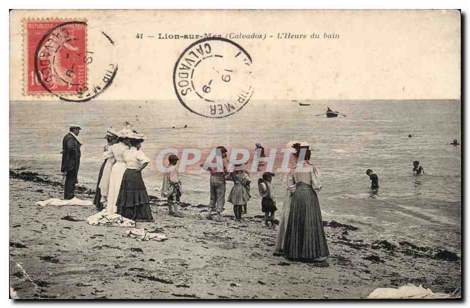 Lion-sur-Mer (Calvados) — L'Heure du bain — éditeur non identifié, n° de série 41