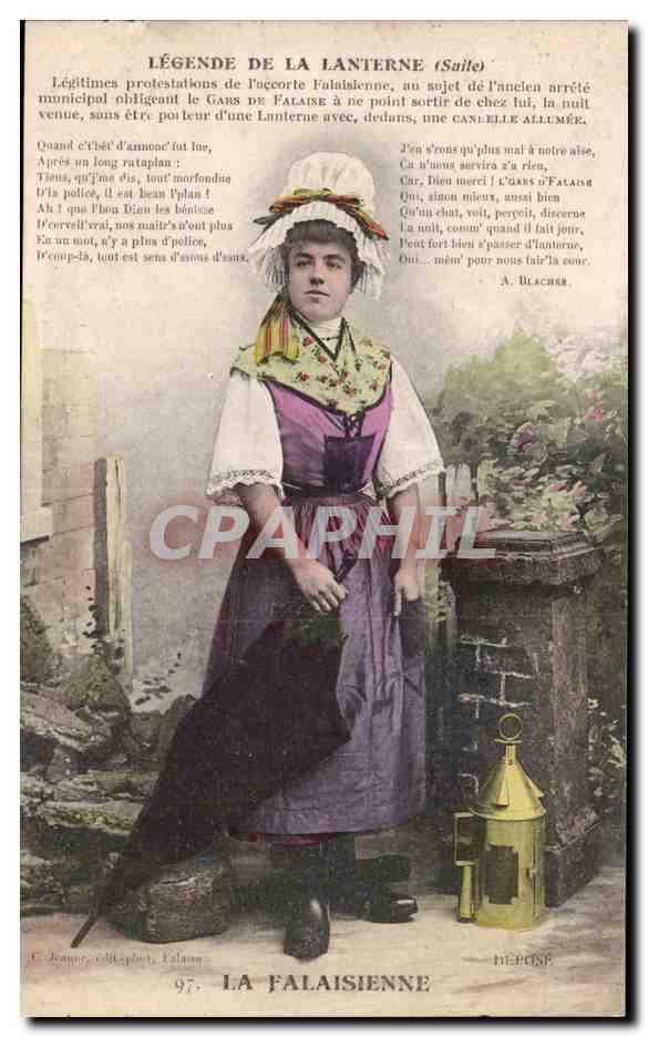 Folklore - Costume - En Normandie - Legende de la Lanterne - CPA 