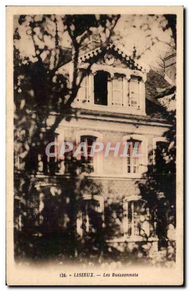Lisieux — Les Buissonnets — G. Artaud, Nantes - Recto