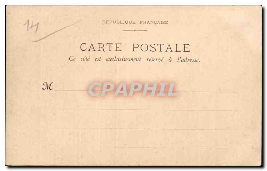Caen - La Tour - CPA  — Verso