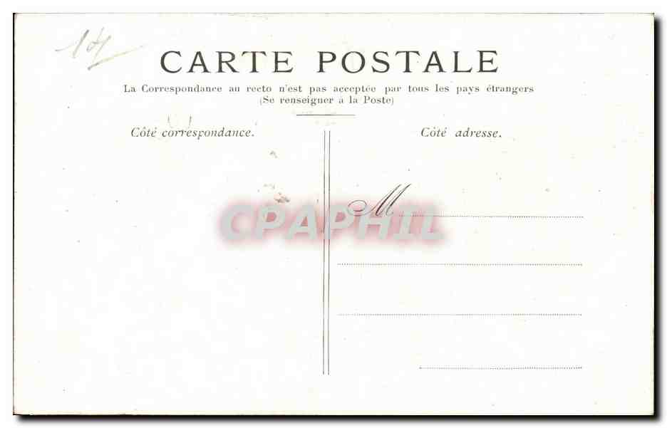Trouville - Le Port - CPA  — Verso
