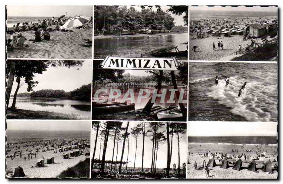 Mimizan Plage - Souvenir - CPA 