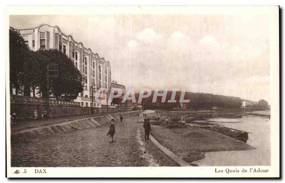 Dax - Les Quais de l Adour - CPA 