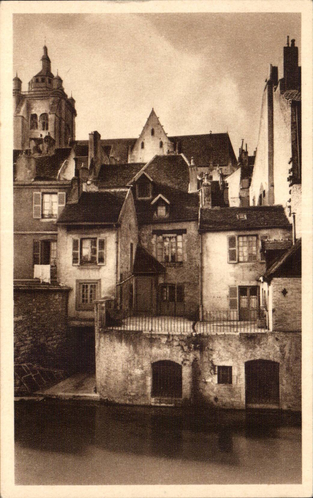 Dole - Maison Natale de Pasteur - Facade sur le Canal des Tanneurs - CPA