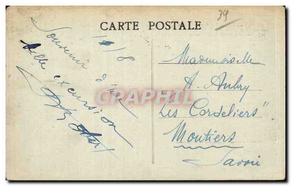 Saint Claude - Sur la Bienne et le Tacon - CPA — Rückseite