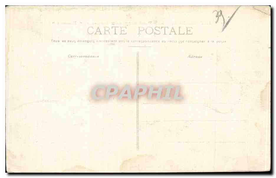 Saint Claude- Pont Suspendu - CPA — Back