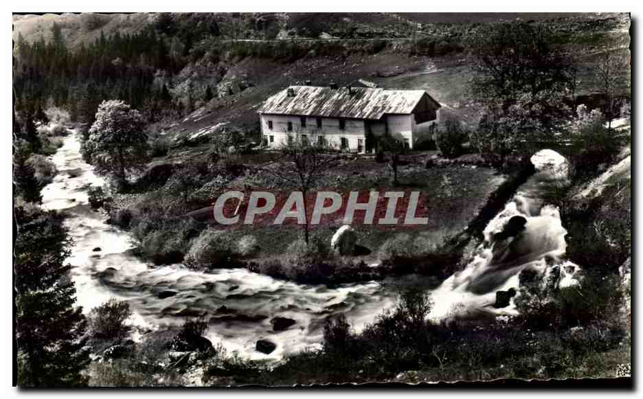 Jura pittoresque — Environs de Foncine-le-Bas (alt. 800 m.) — Bras de la Saine au Pont de la Chevry — Éditions F. Bey - Dole