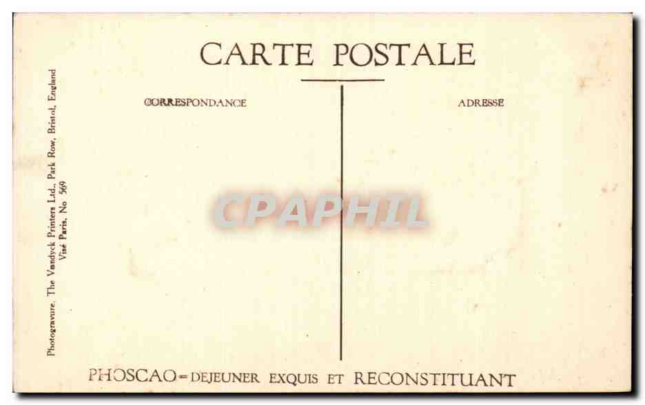 CPA Militaria Vainqueurs de la Marne General de Curieres de Castelnau — Verso