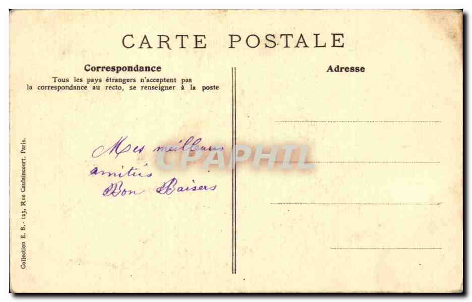 CPA Militaria Aigle l enfant de 7 ans Muller — Verso